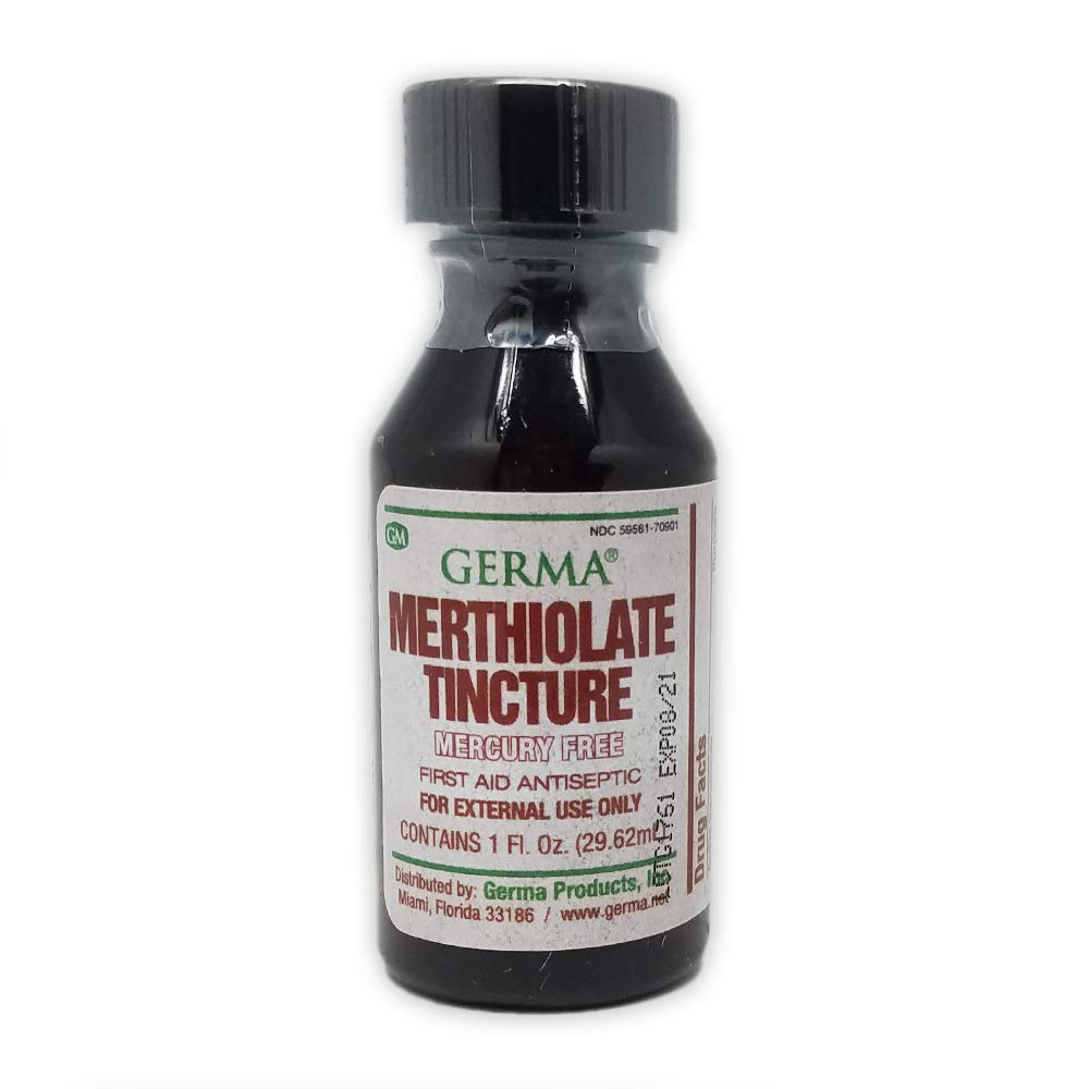 Germa Merthiolate Tincture bottle for home first aid and antiseptic care