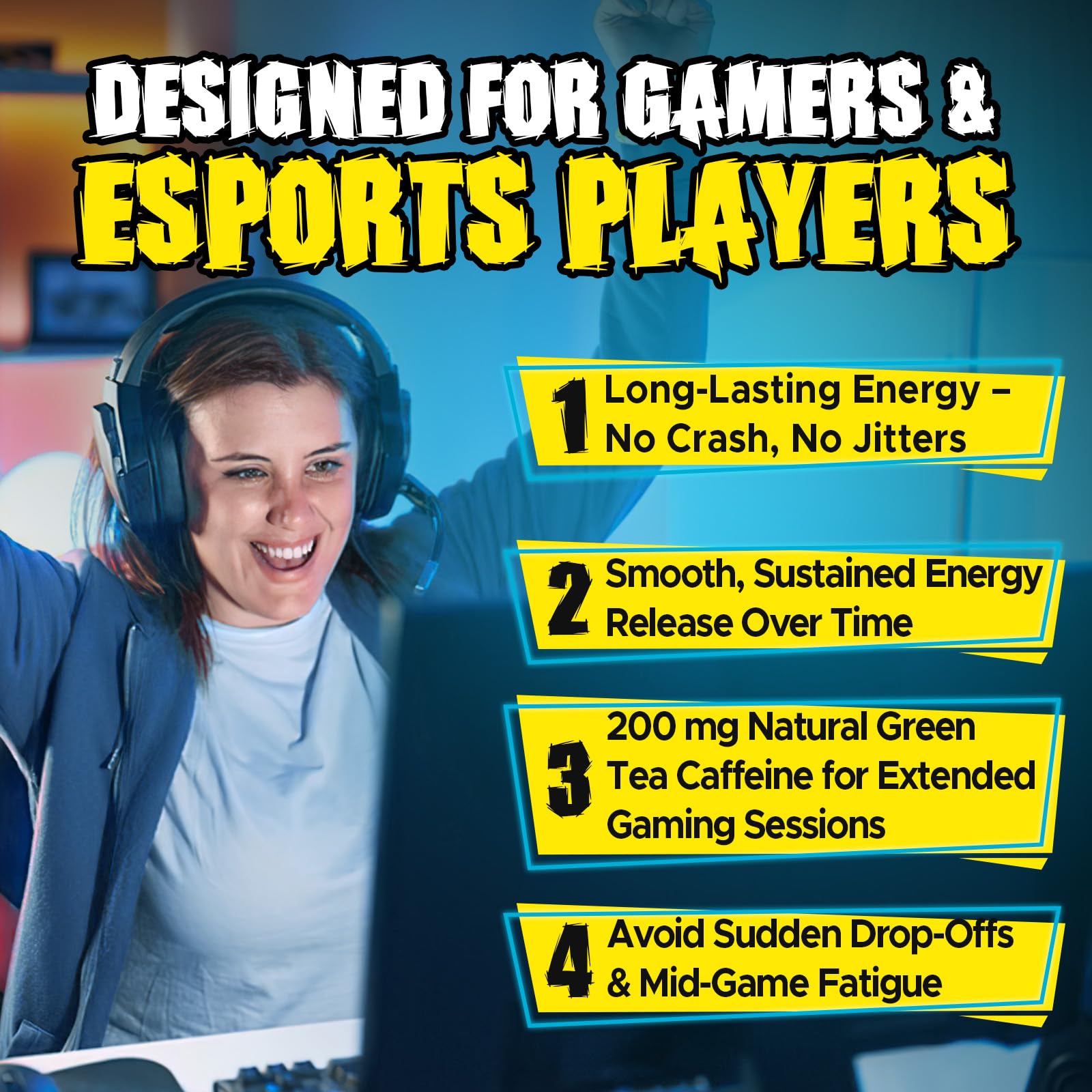 Gesundgeist energy drink powder stick dissolves in water to boost focus during play