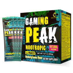 Gesundgeist Energy Drink Powder blue blueberry lemon tub offers refreshing gaming energy