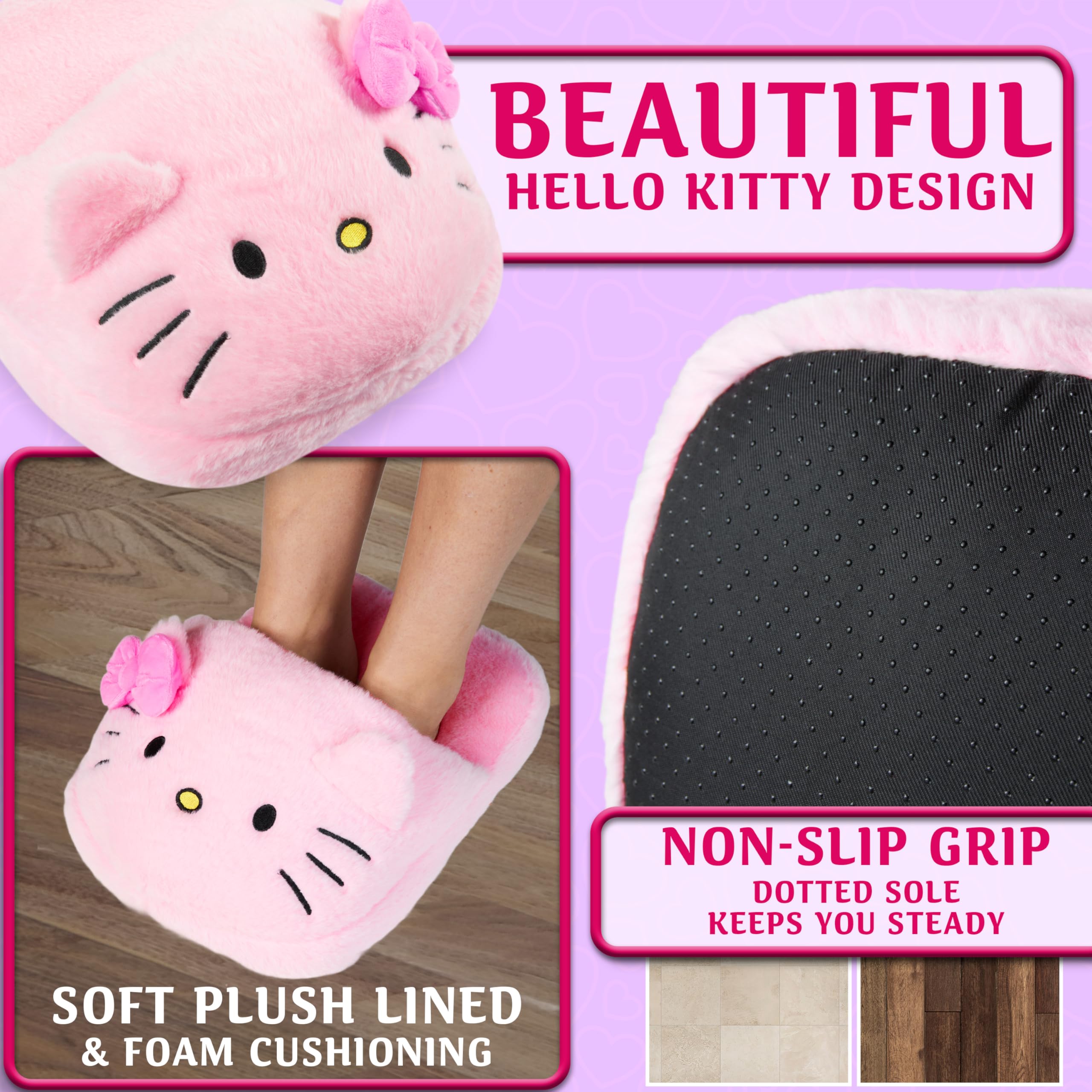 Get Trend Hello Kitty foot warmer non-slip sole for safety