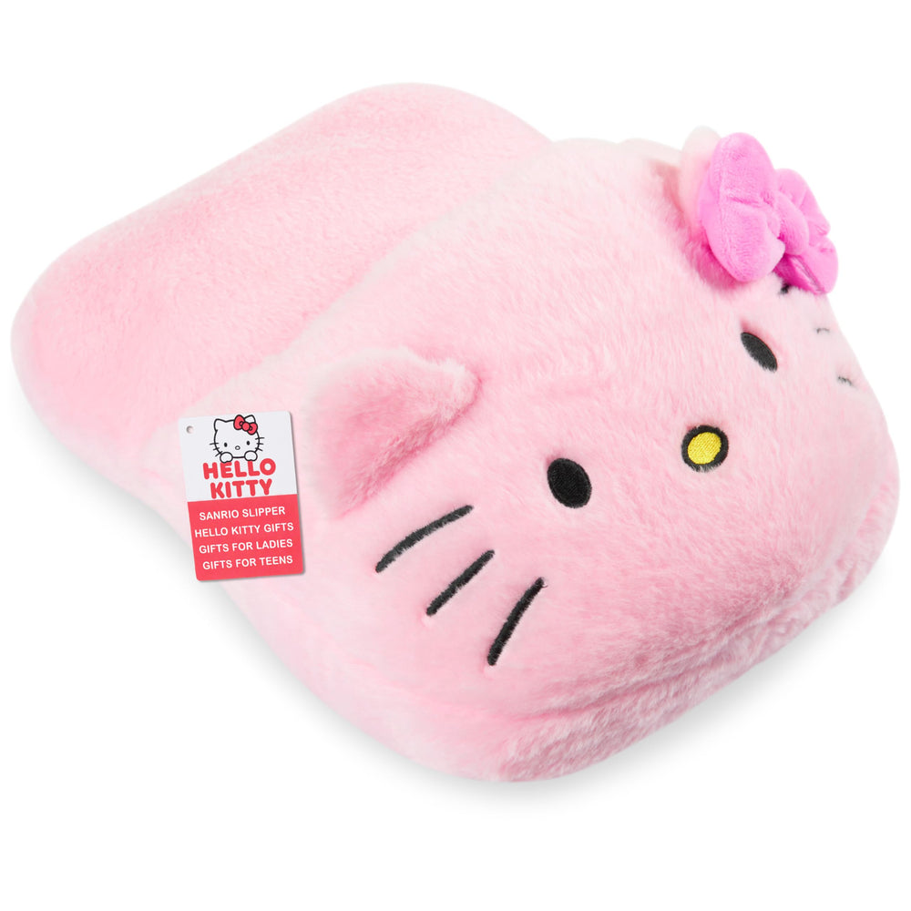 Get Trend Hello Kitty foot warmer pink front view with plush interior