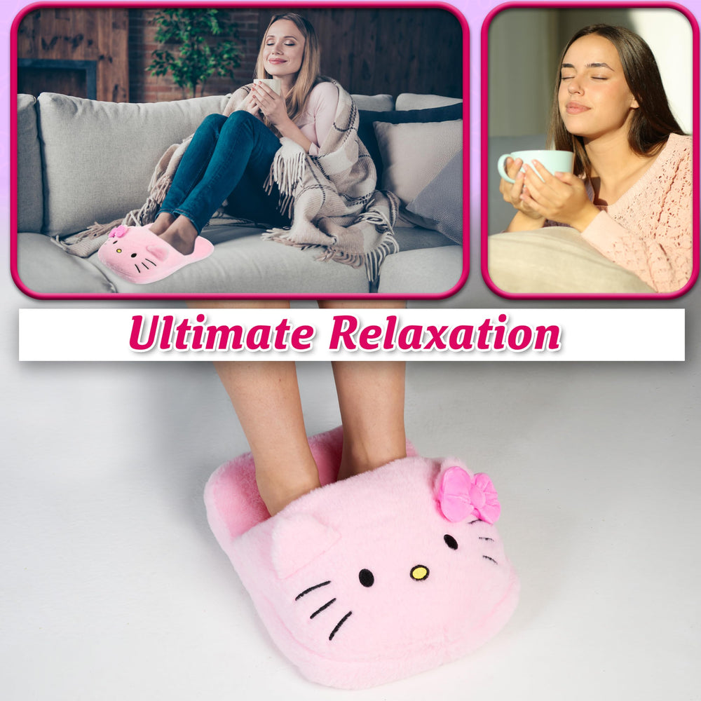 Get Trend Hello Kitty foot warmer pink interior comfortable for home use