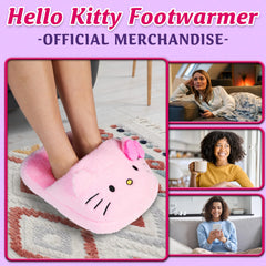 Get Trend Hello Kitty foot warmer pink side view cozy plush exterior