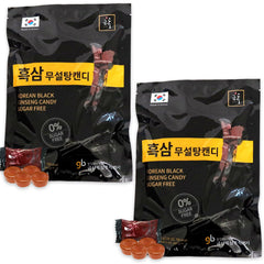 GeumHeuk black ginseng candy full packaging with two 200g bags.