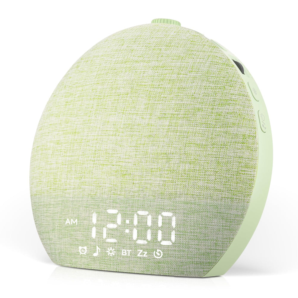 Geuuap Sunrise Alarm Clock front view with warm glow for a gentle morning