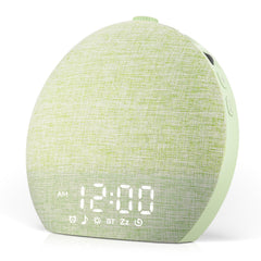 Geuuap Sunrise Alarm Clock front view with warm glow for a gentle morning