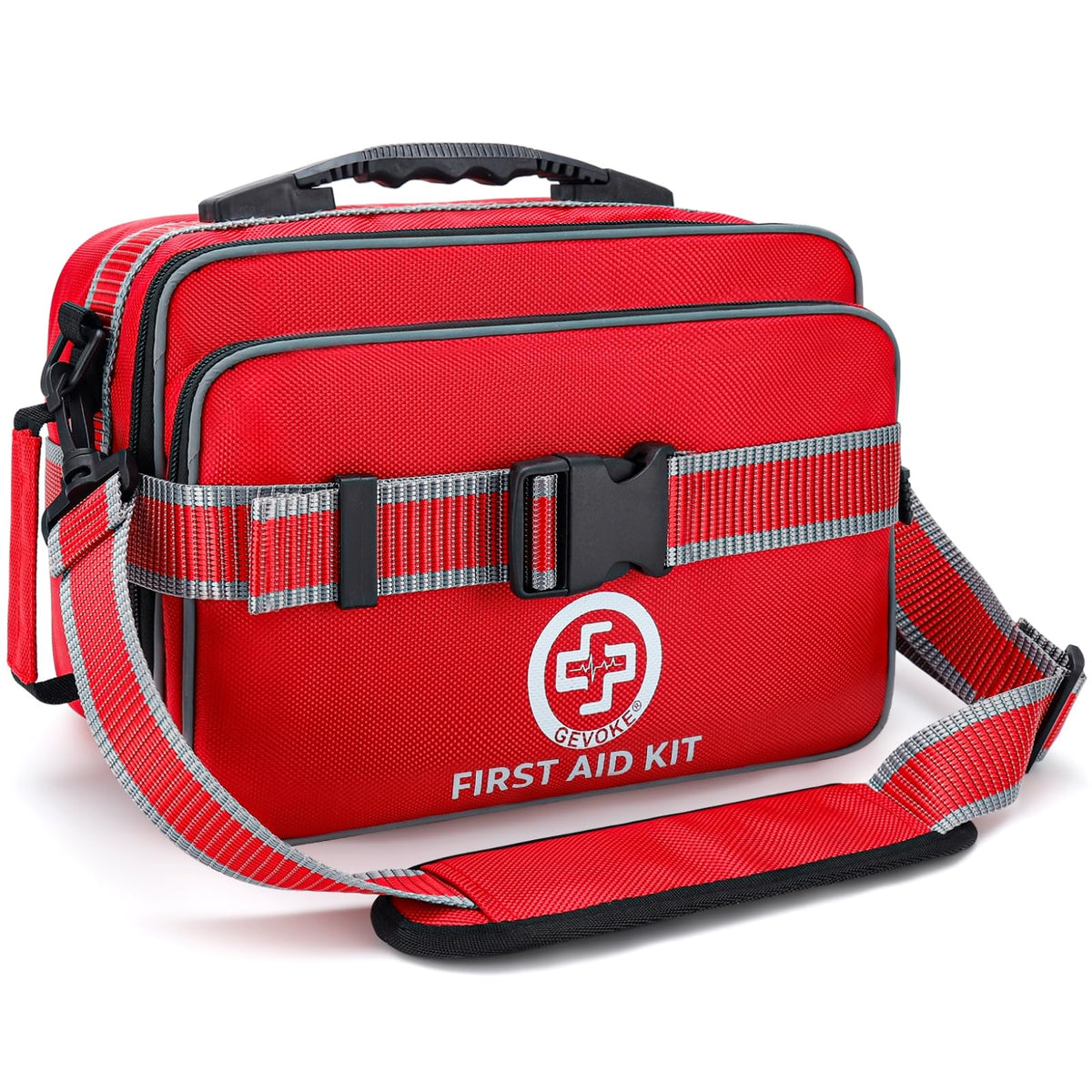 GEVOKE Professional 500-piece kit bag open shows organized compartments for quick access.