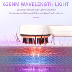Gewaizhuan 3-in-1 hair oil applicator evenly distributes serum across the scalp