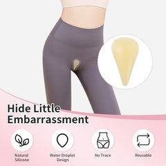 Gexloryn water-droplet silicone pad with strong adhesion stays put during workouts.