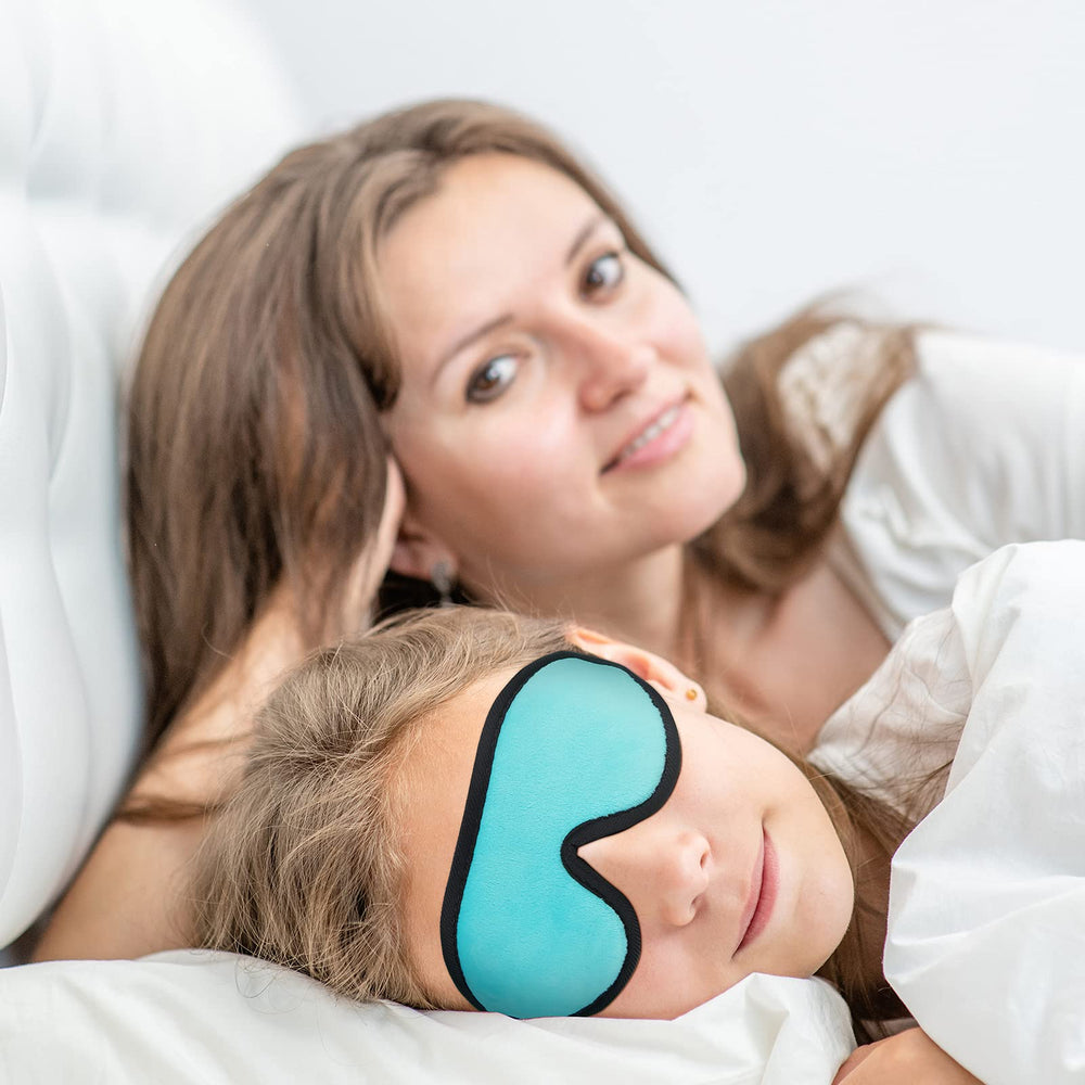 Geyoga green kids mask complements bedtime routines with cozy fit