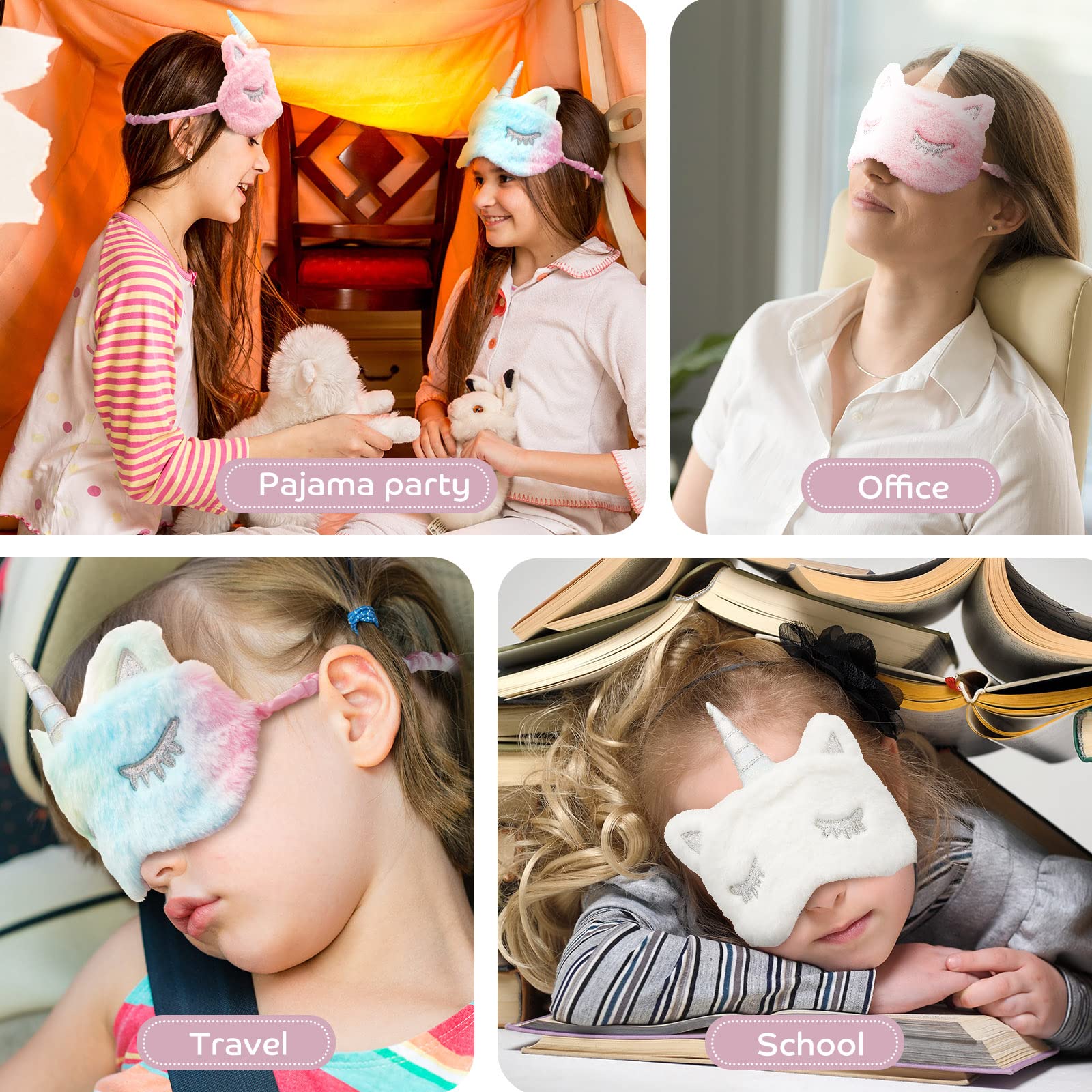 Geyoga mascarilla con elastico ajustable, se adapta a la mayoría de niños.