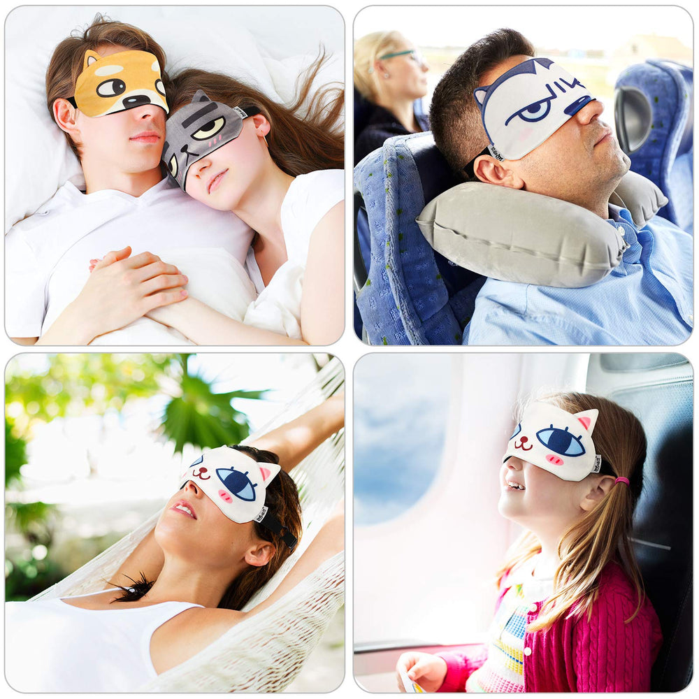 Geyoga nose-bridge padding blocks light for total darkness.