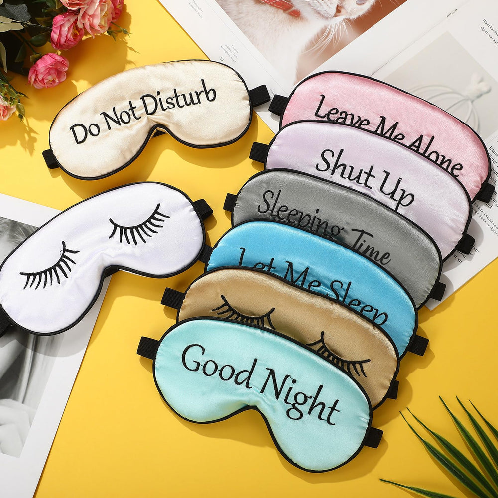 Geyoga silk eye mask ideal for yoga and bedtime routines.