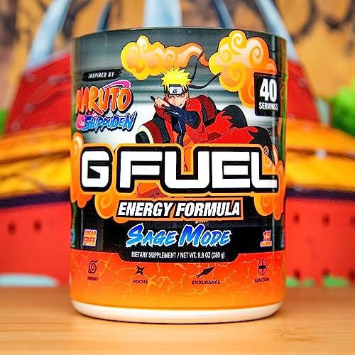 G Fuel Sage Mode gaming setup with portable energy for play
