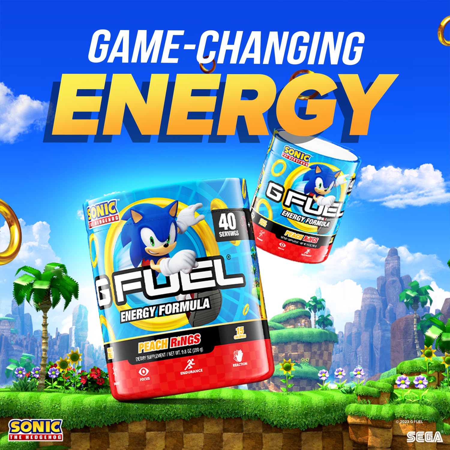 Powder dissolving in water for a refreshing focus boost
