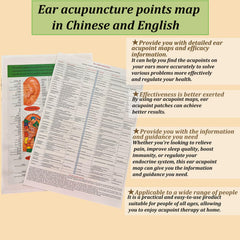 GGFSSQ brass acupressure probe for precise ear point stimulation