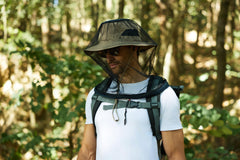 G GIEPHT head net on hiker fit highlights breathable mesh and full-face coverage