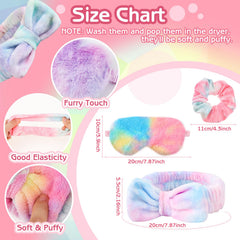 GGSTDDUP plush headband for comfortable sleepover wear with elastic