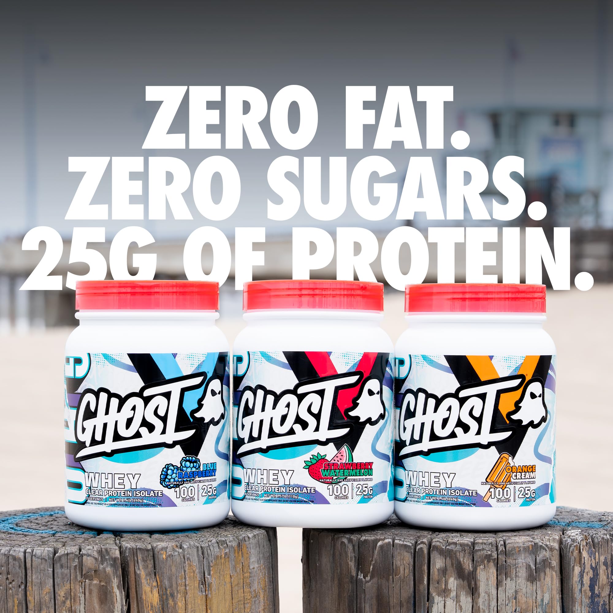 GHOST Clear Whey Isolate post-workout refresh in glass after training