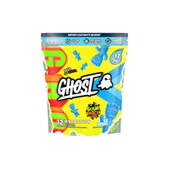 GHOST Hydration Stick in Sour Patch Kids Blue Raspberry boosts hydration with electrolytes.
