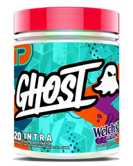 Ghost Intra Welch’s Grape bottle for hydration during workouts