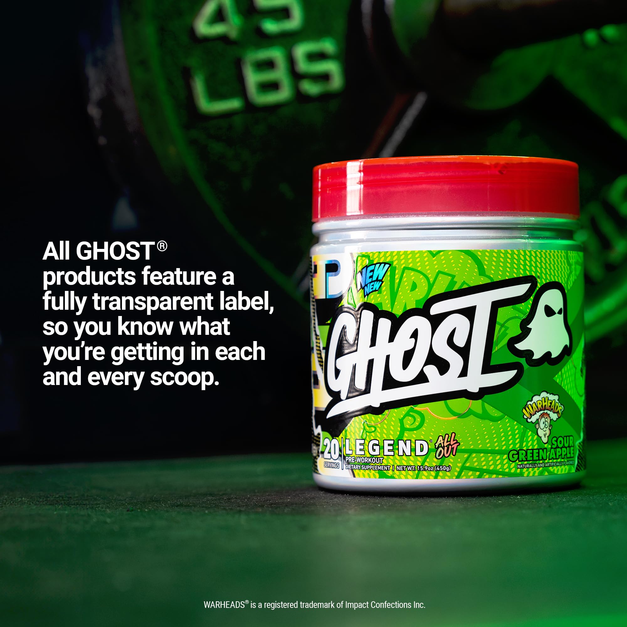 GHOST Legend All Out V2 in gym setting suggests pumps and energy