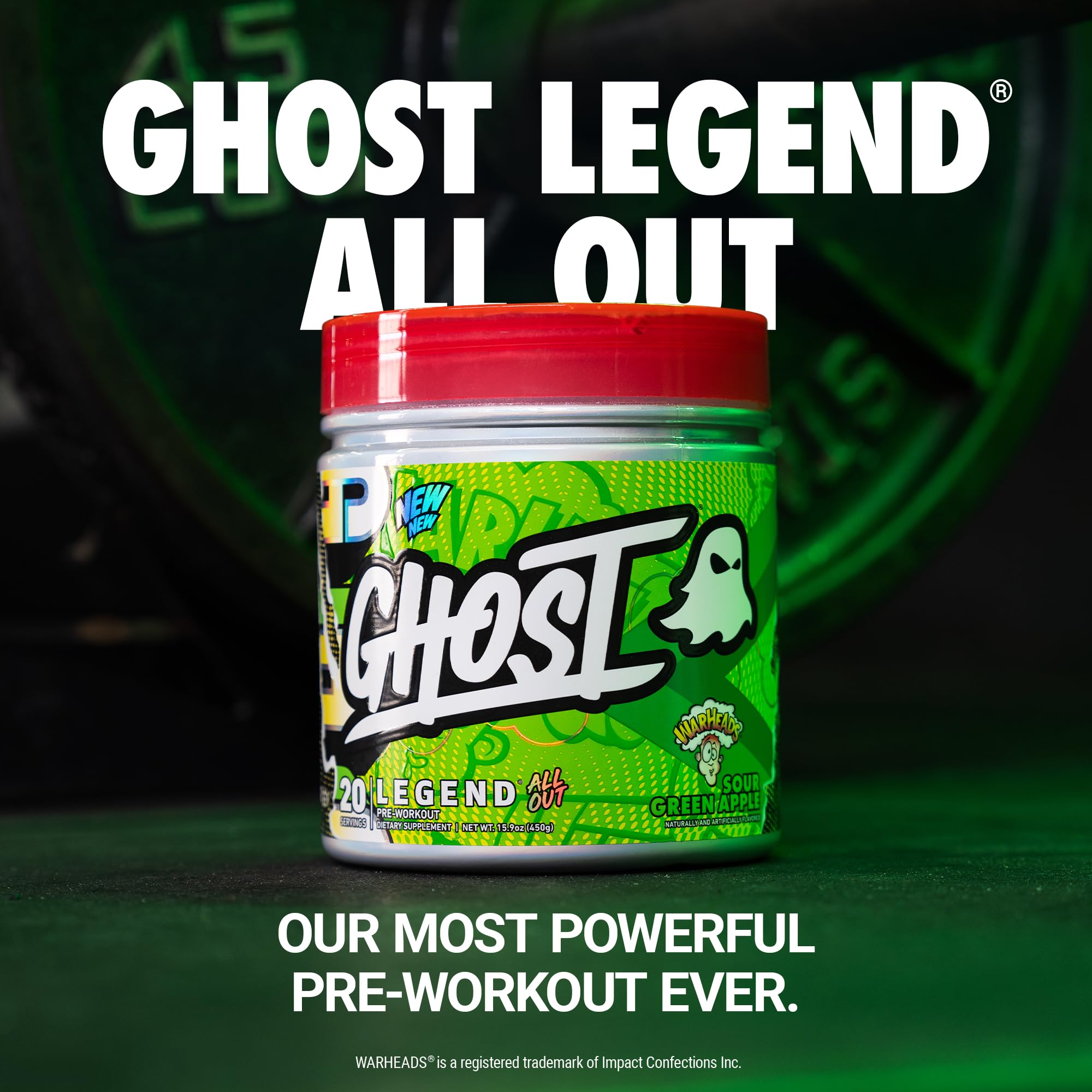 GHOST Legend All Out V2 scoop showing precise dose for training