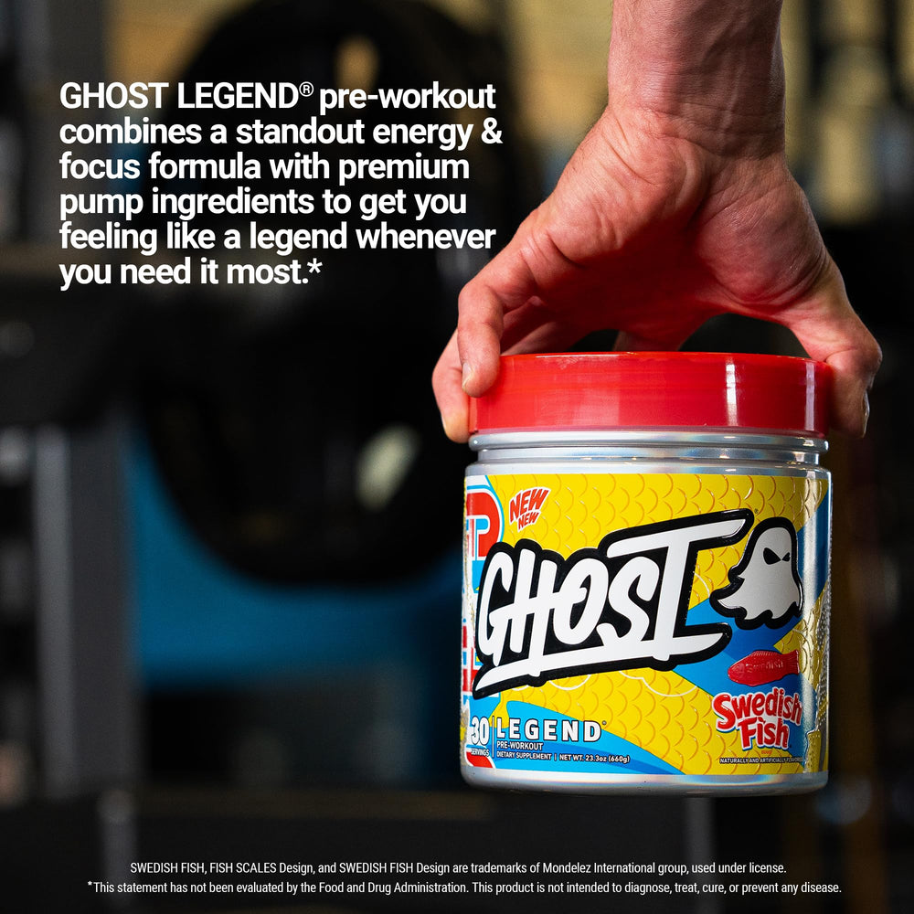 Ghost Legend mixing in glass, signaling ready-to-sip energy boost.