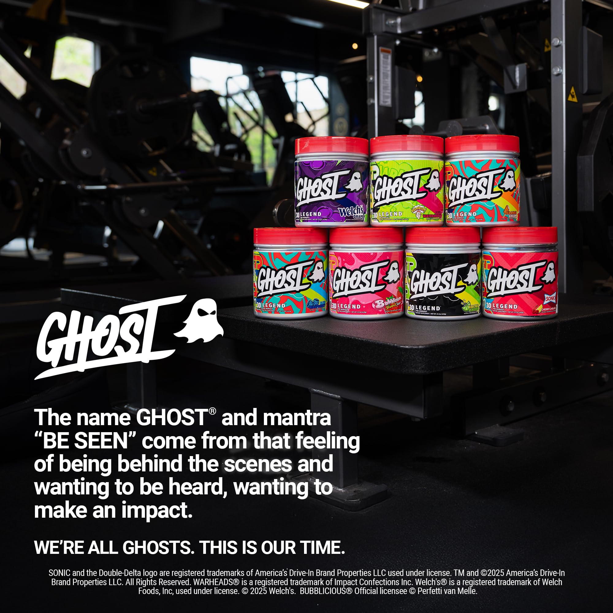 Athlete using Ghost Legend pre-workout before a training session.