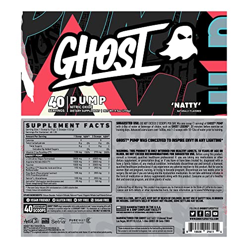 GHOST Pump scoop measures precise doses for consistent, sugar-free nitric oxide support.