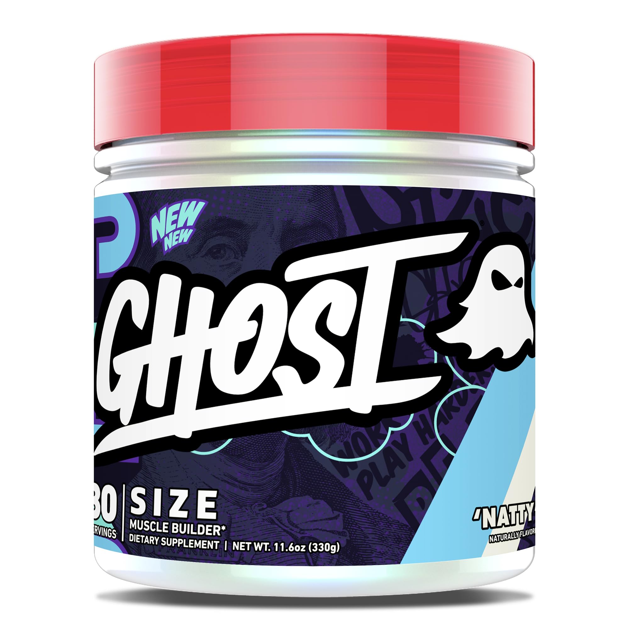 GHOST Size V3 bottle front showcases premium unflavored formula for serious training