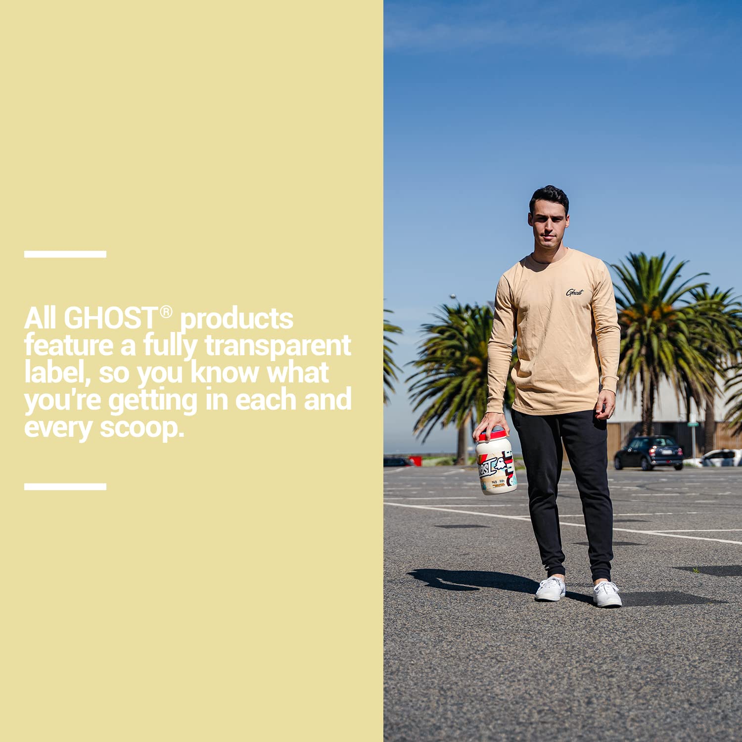 GHOST Whey Peanut Butter Cereal Milk label confirms transparent ingredient disclosure
