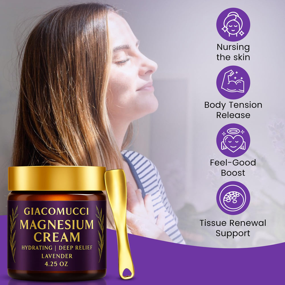 Giacomucci Crema magnesio absorcion rapida: piel limpia y no grasa.