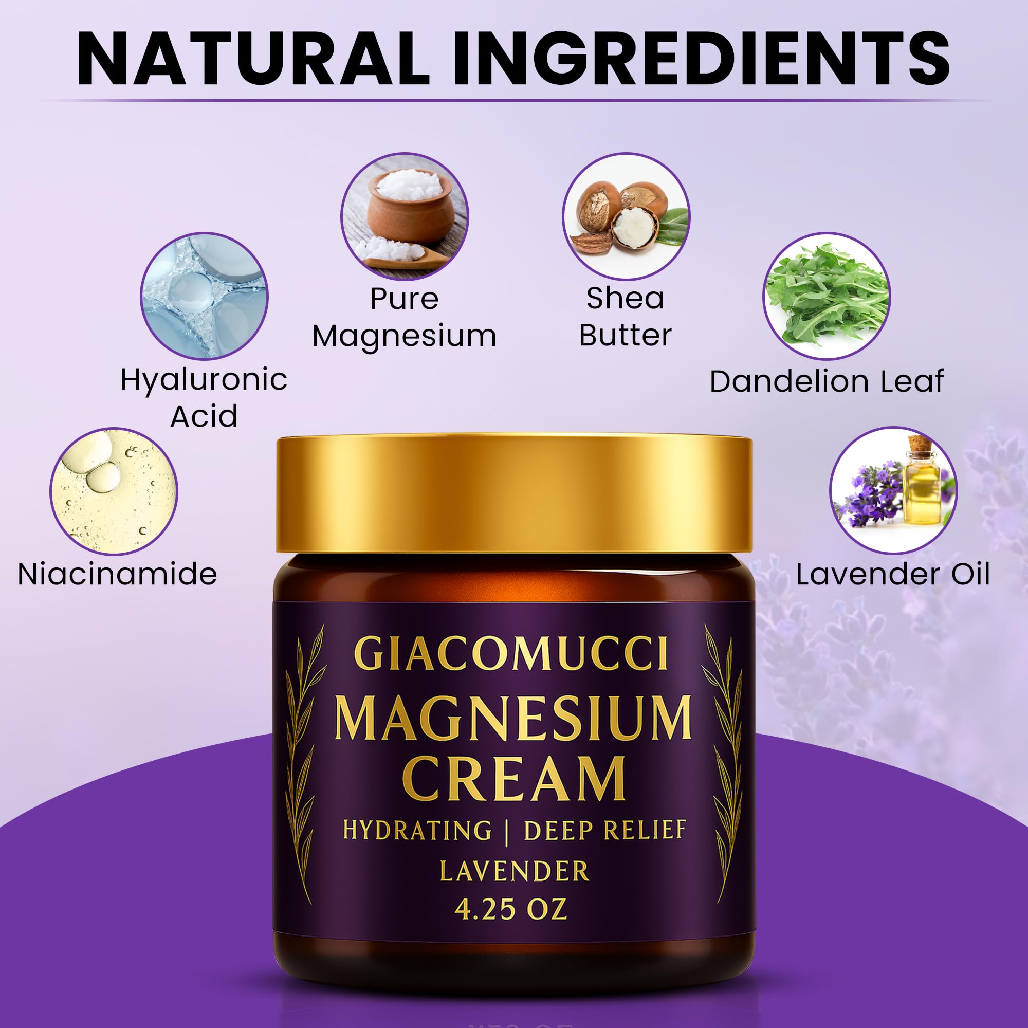 Giacomucci Crema magnesio aplicación piernas: absorción rápida para la noche.