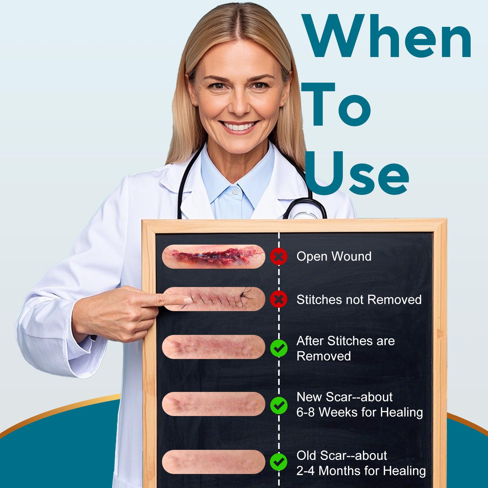 GIATENL scar sheet cut to fit joints and curved areas
