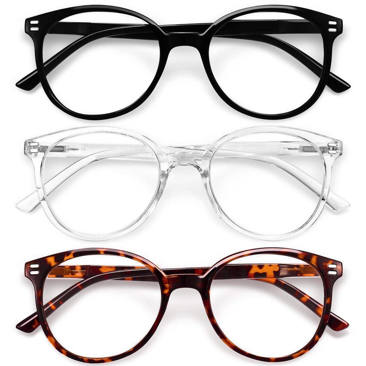 GIBLOGO blue light blocking reading glasses frame for screen comfort