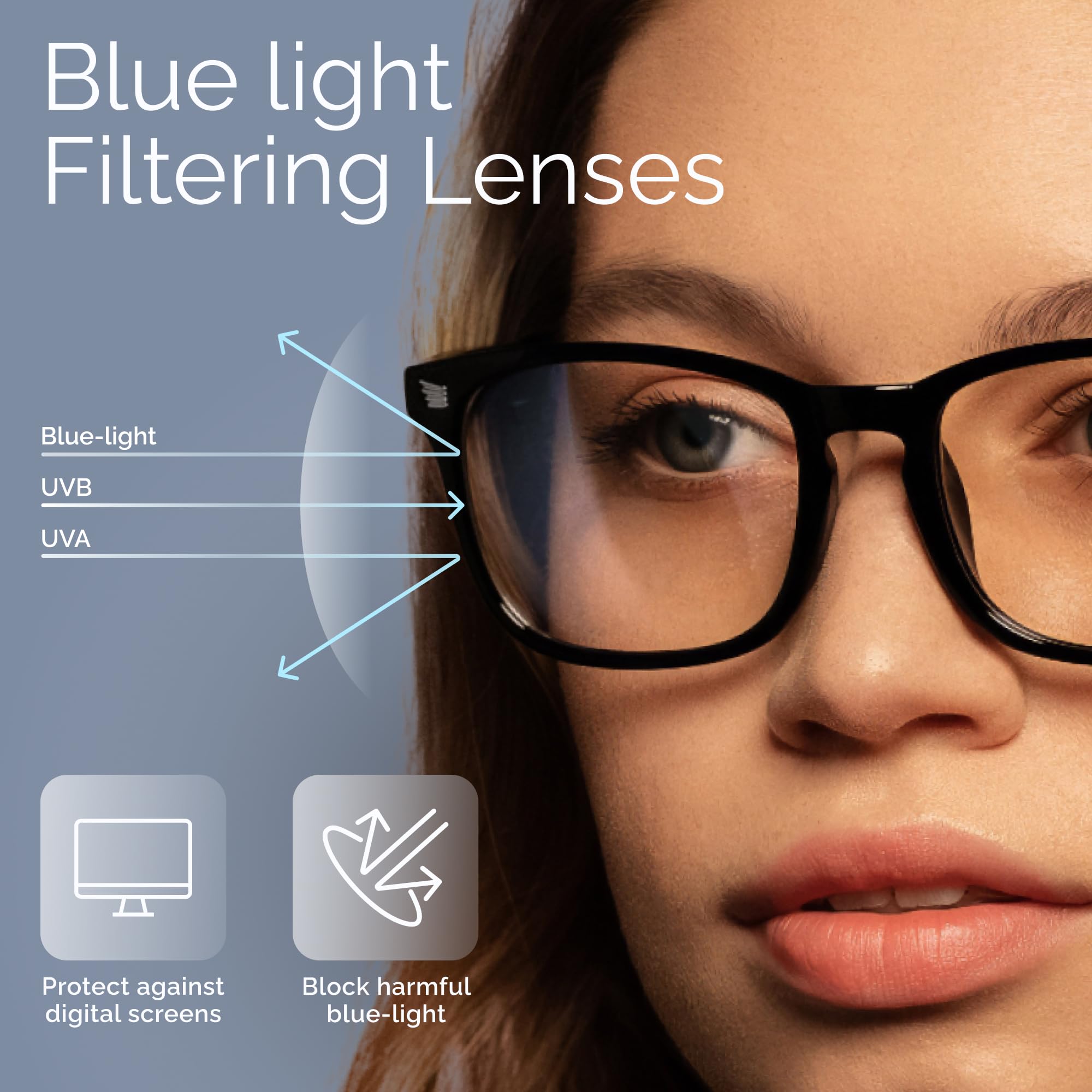 GIBLOGO reading glasses for women pair with outfits for home or work