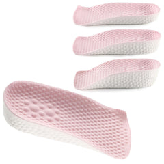 Gihunk pink 15mm height-increase insole highlighting arch support for daily comfort.