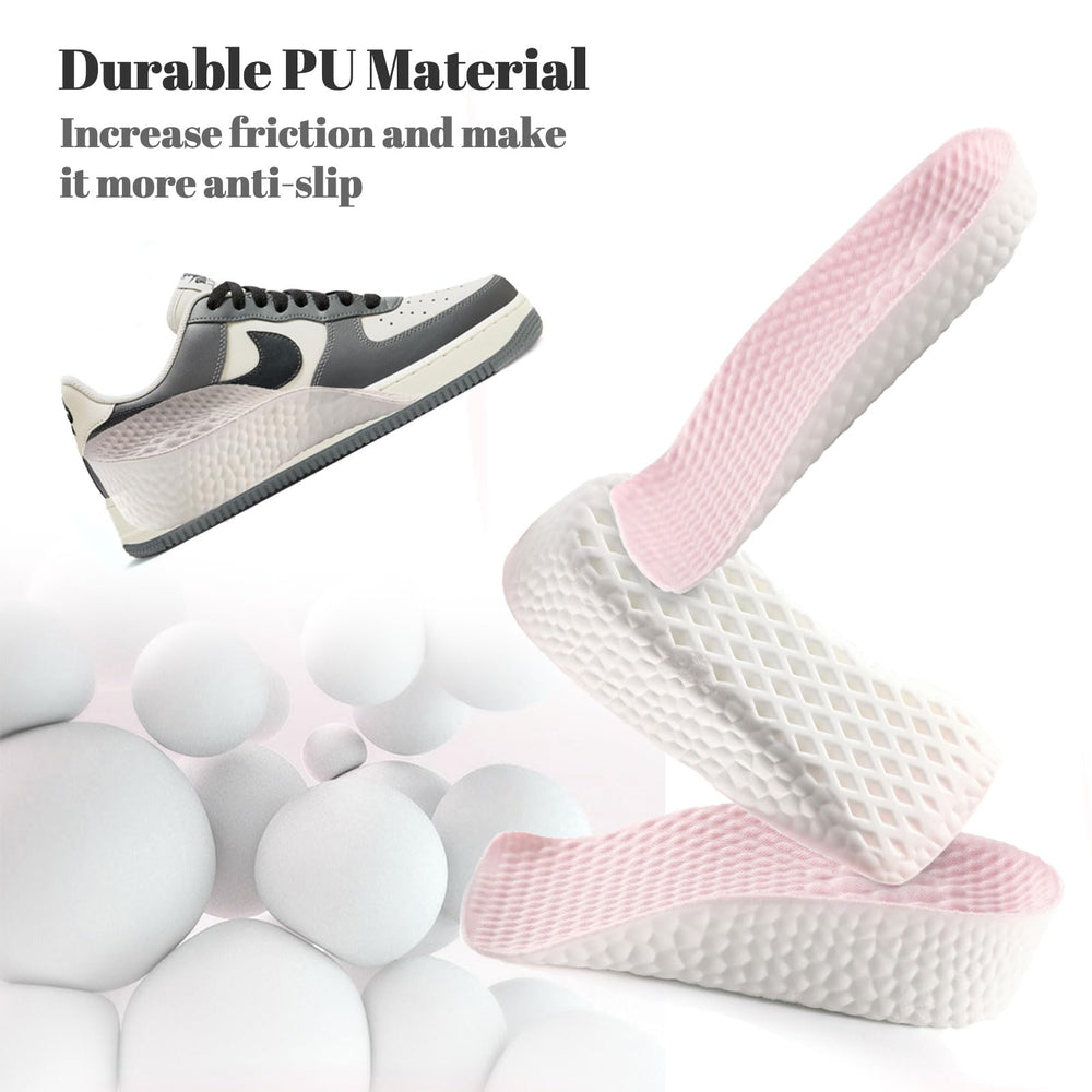 Gihunk pink perforated design insole emphasizing breathable, cool feet.