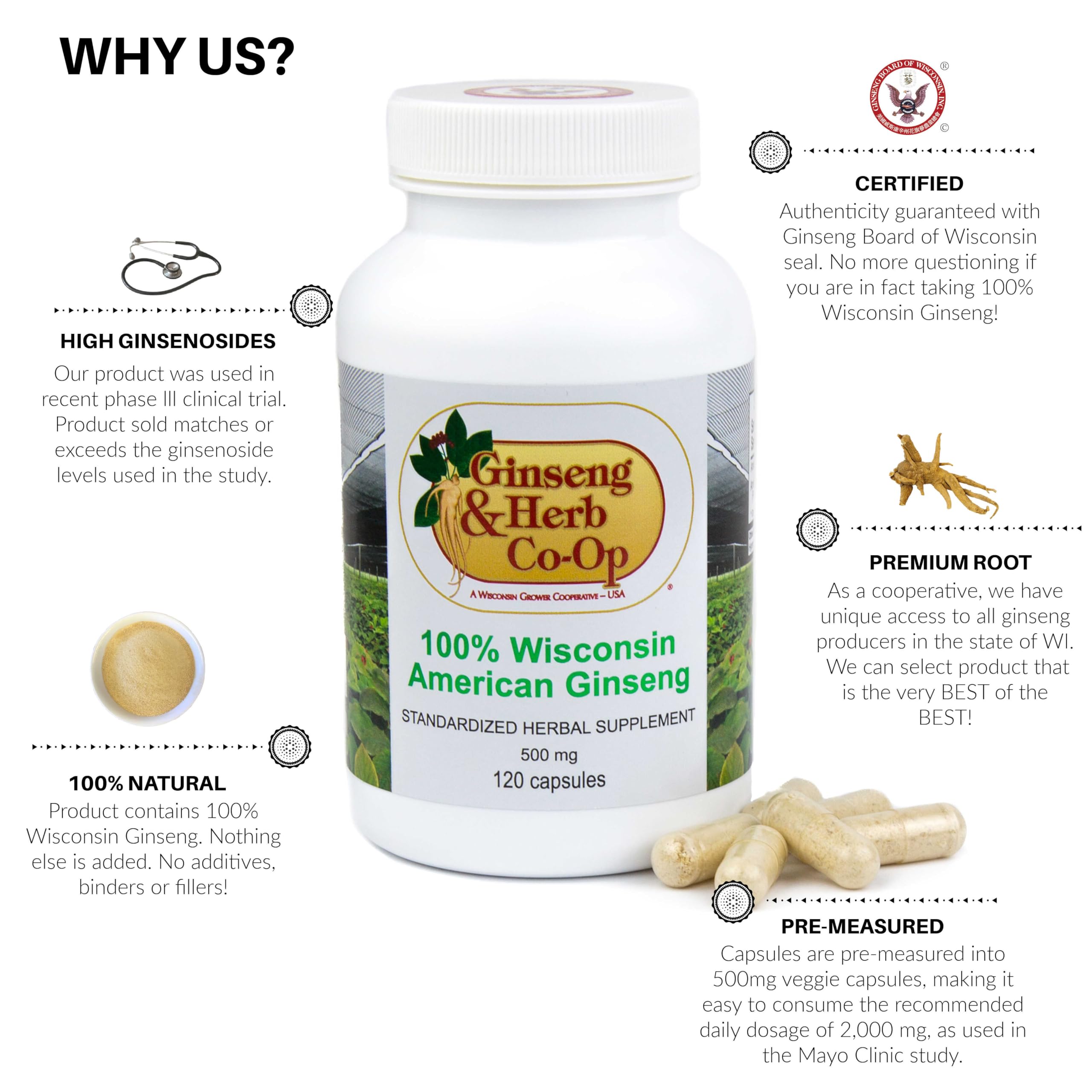Ginseng & Herb Co-Op ground root texture—earthy aroma for daily wellness rituals