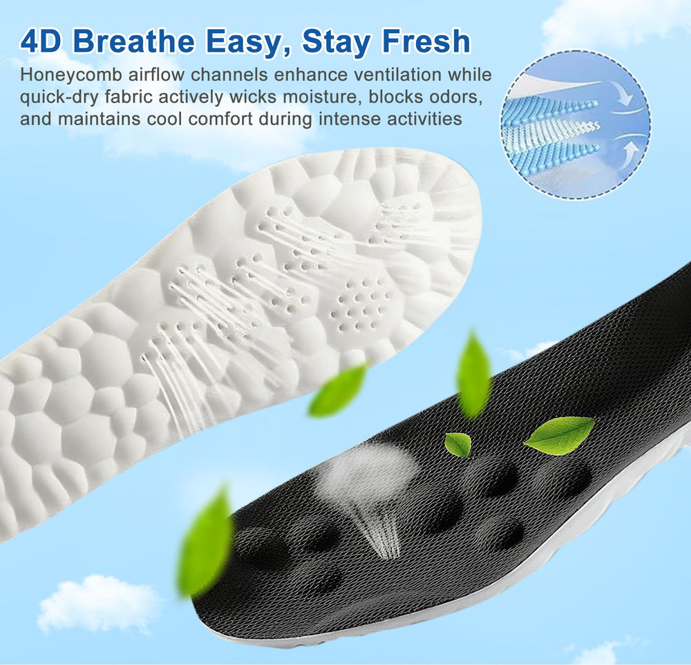 Giwytey arch support promotes stability for all-day comfort