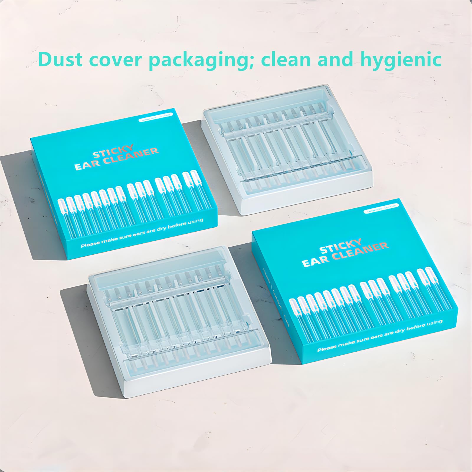 Gkwet dust cover packaging makes a travel-friendly kit for family ear care.