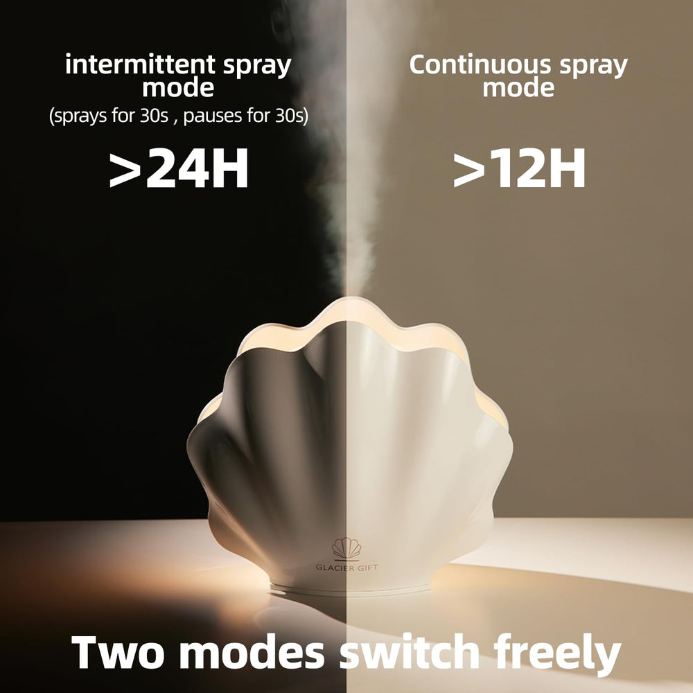 GLACIER GIFT 260ml diffuser with intermittent mist for scent bursts.
