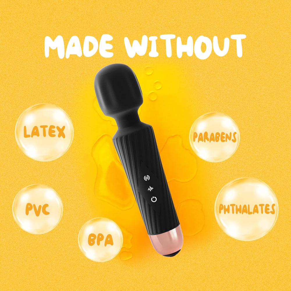 Gladay Massage Wand compact size fits in bags for easy portability