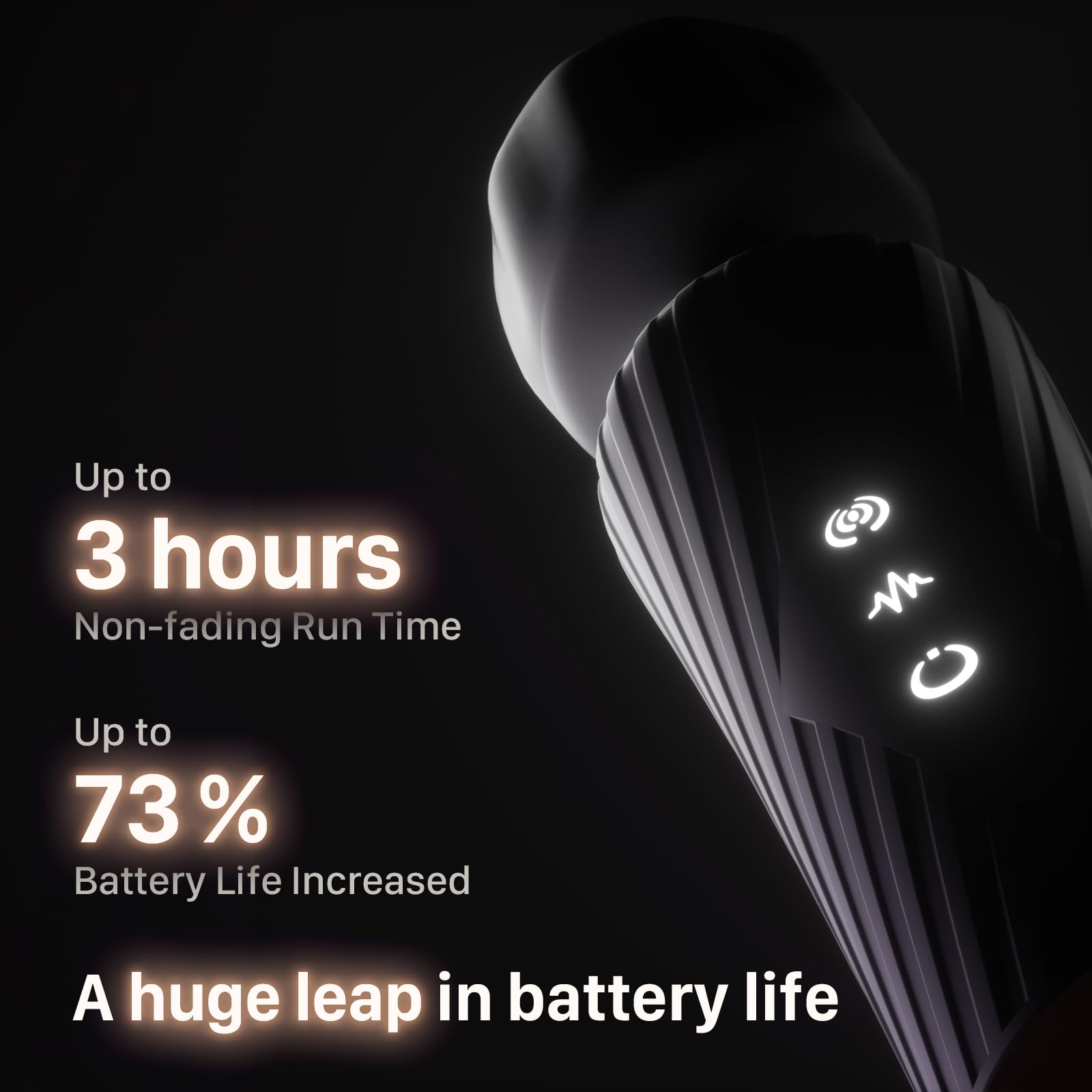 Gladay Massage Wand cordless design enables flexible use at home and travel