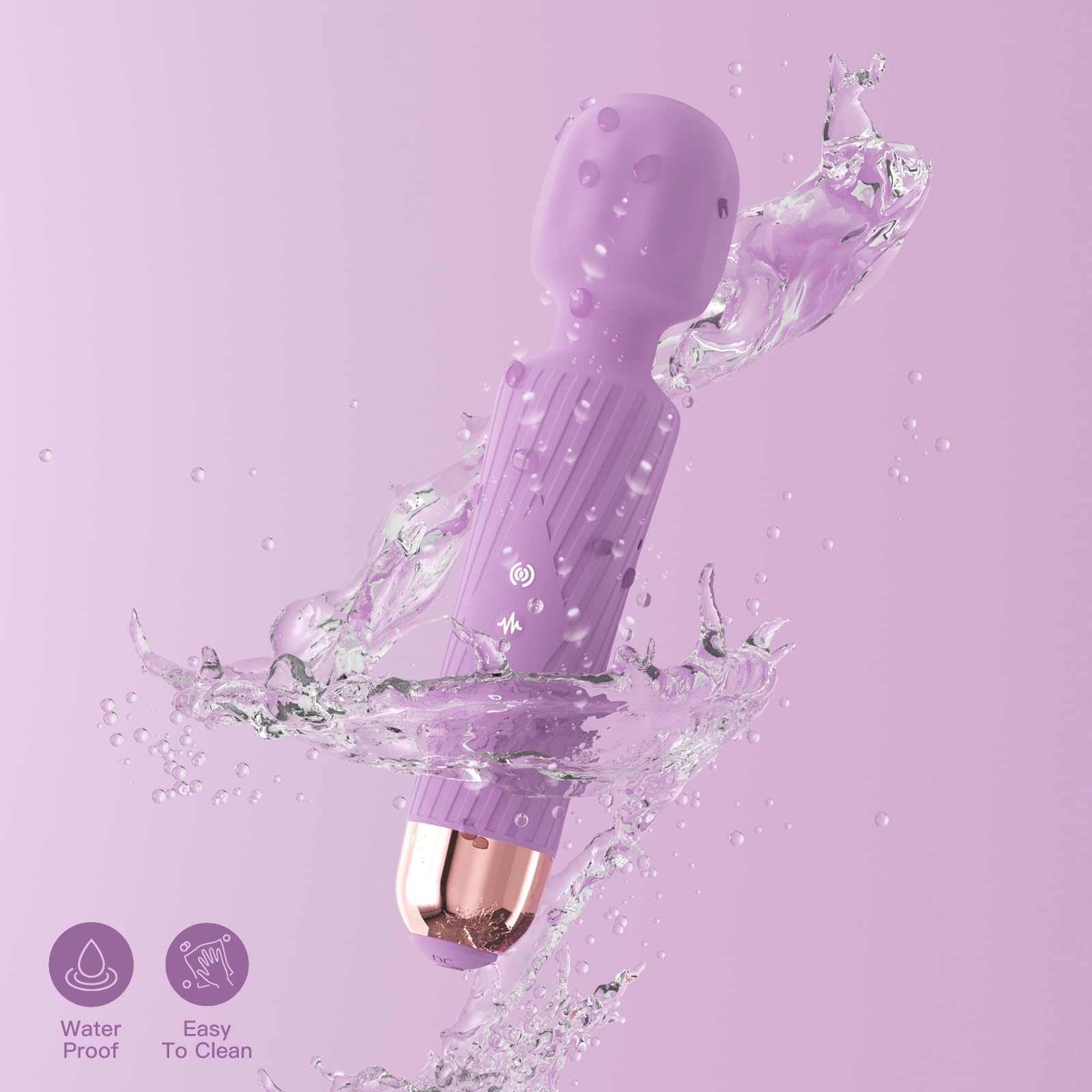 Gladay Massage Wand waterproof feature supports in-shower or bath use.