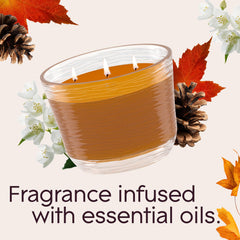 Glade Cashmere Woods is infused with essential oils for richer depth.