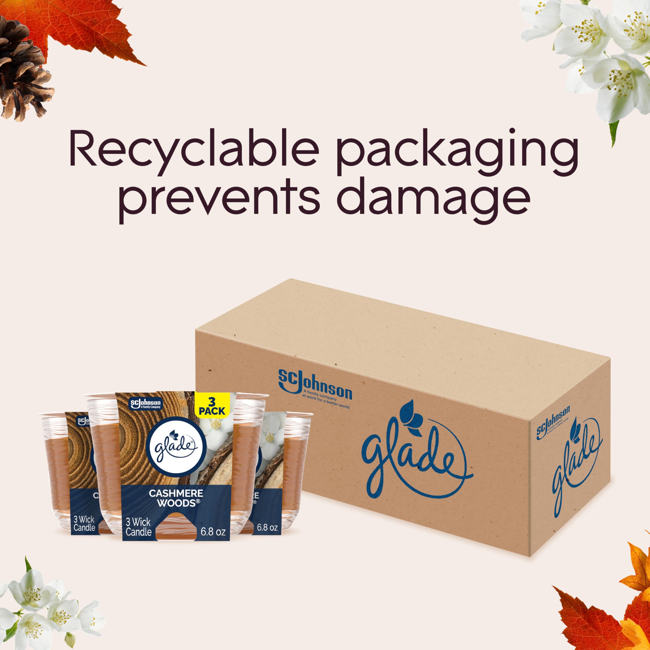 Glade Cashmere Woods wick care tips improve burning performance.