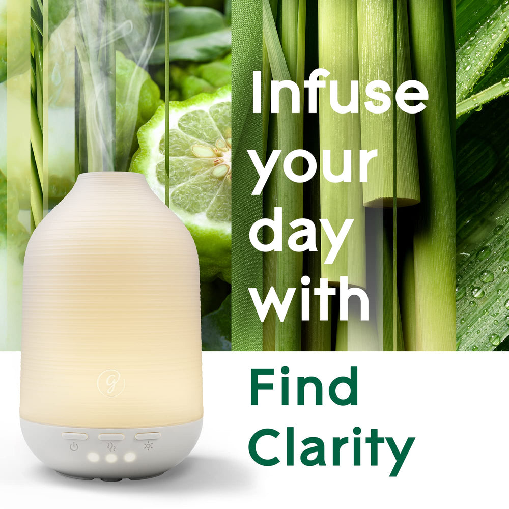 Glade USB-powered diffuser ready to plug into laptop or power bank
