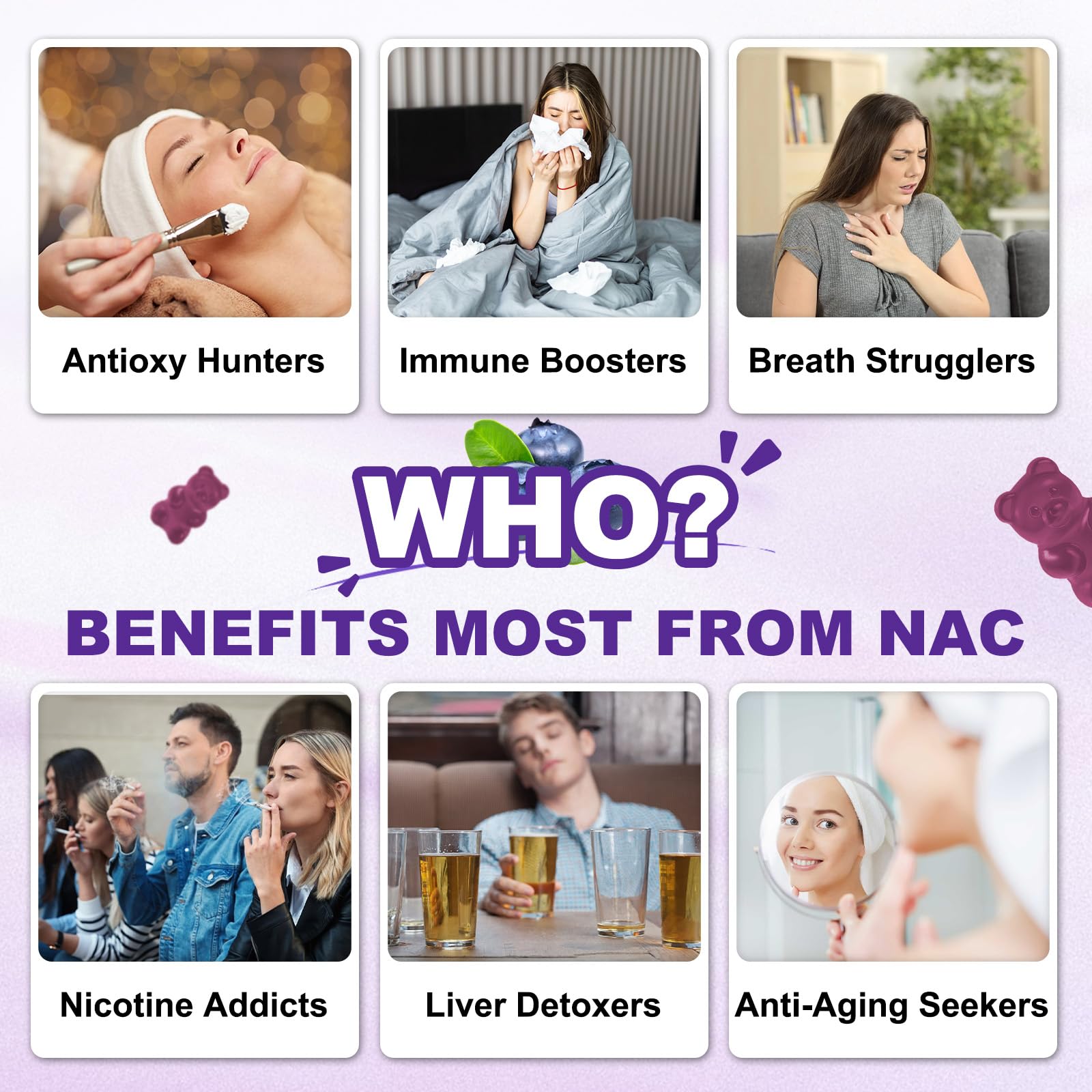 GlaGmrry NAC gummies improved bioavailability versus capsules for easy daily use.
